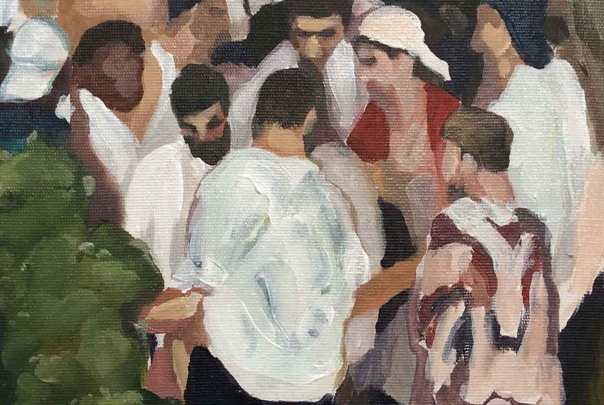 O 'Surubão do Arpoador' eternizado em tela do artista visual mineiro Charlles Cunha