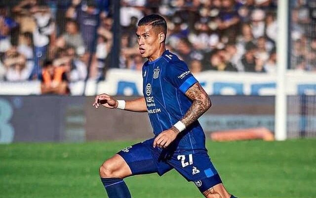 Juan Portilla, volante colombiano do Talleres-ARG (Foto: Divulgação/CA Talleres)