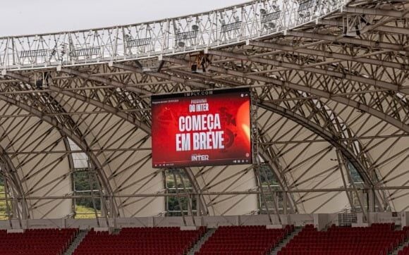 Novo telão do estádio Beira-Rio (Foto: Divulgação/SC Internacional)