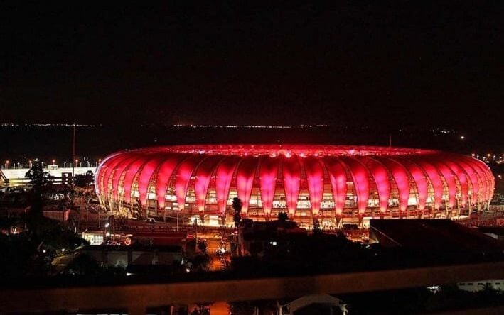 Cancha colorada terá novo sistema mais sustentável (Foto: Reprodução)