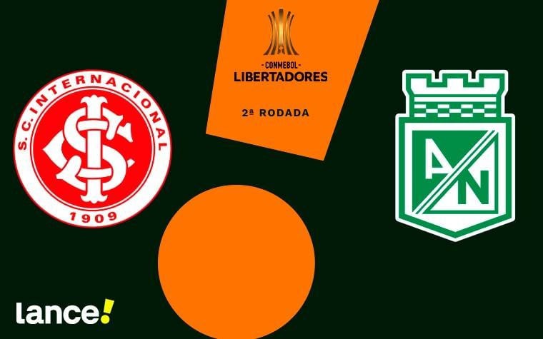 Internacional x Atlético Nacional (Foto: Arte Lance!)