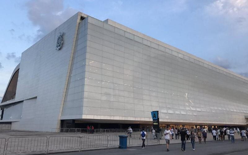 Campanha visa pagar dívida da Neo Química Arena (Foto: Divulgação/Lance!)