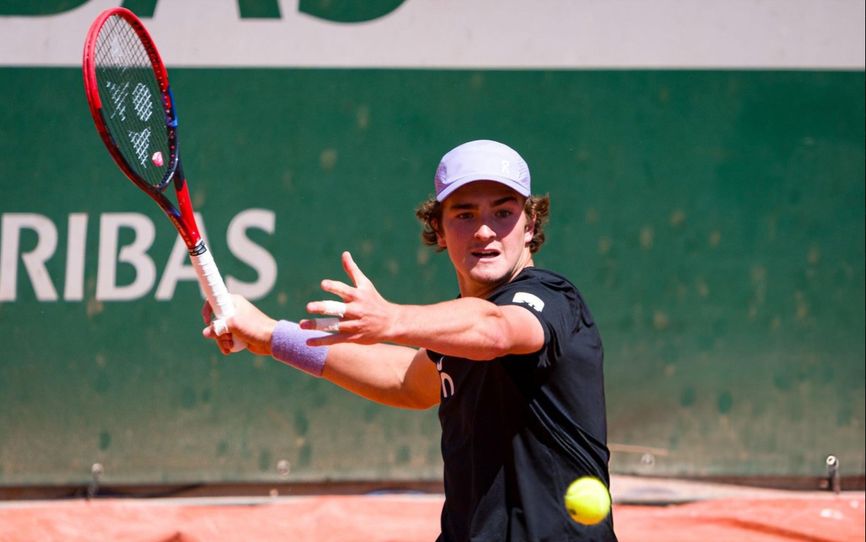 João Fonseca em treino em Roland Garros (Getty Images)