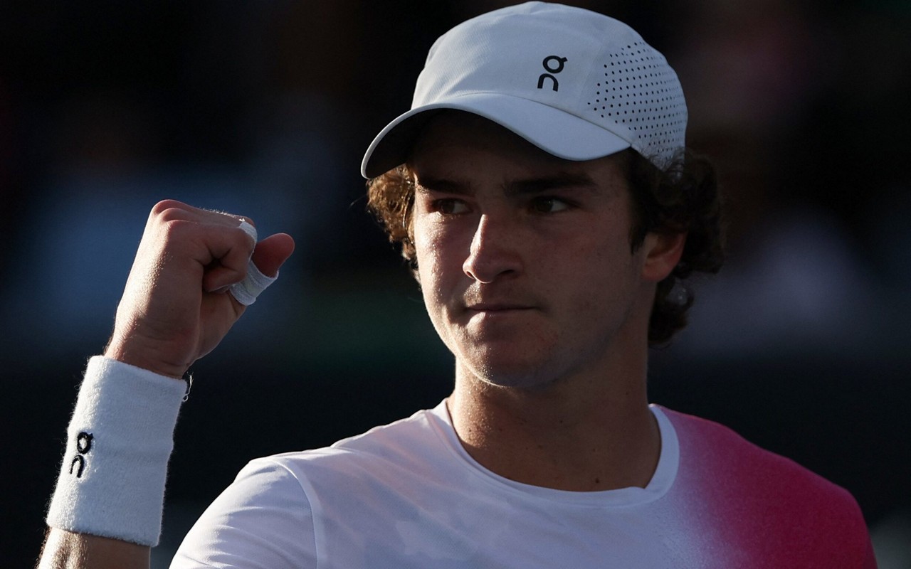 João Fonseca, durante o Australian Open (Foto: Martin Keep/AFP)