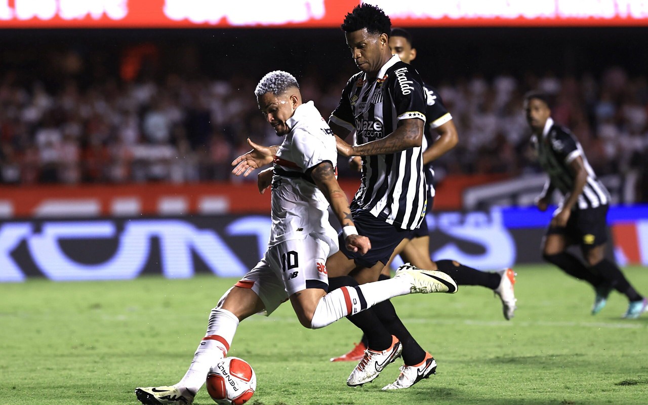 Jogos de hoje: Santos e São Paulo se enfrentam na Vila Belmiro pelo Paulistão 2025 (Foto: Marcello Zambrana/AGIF)