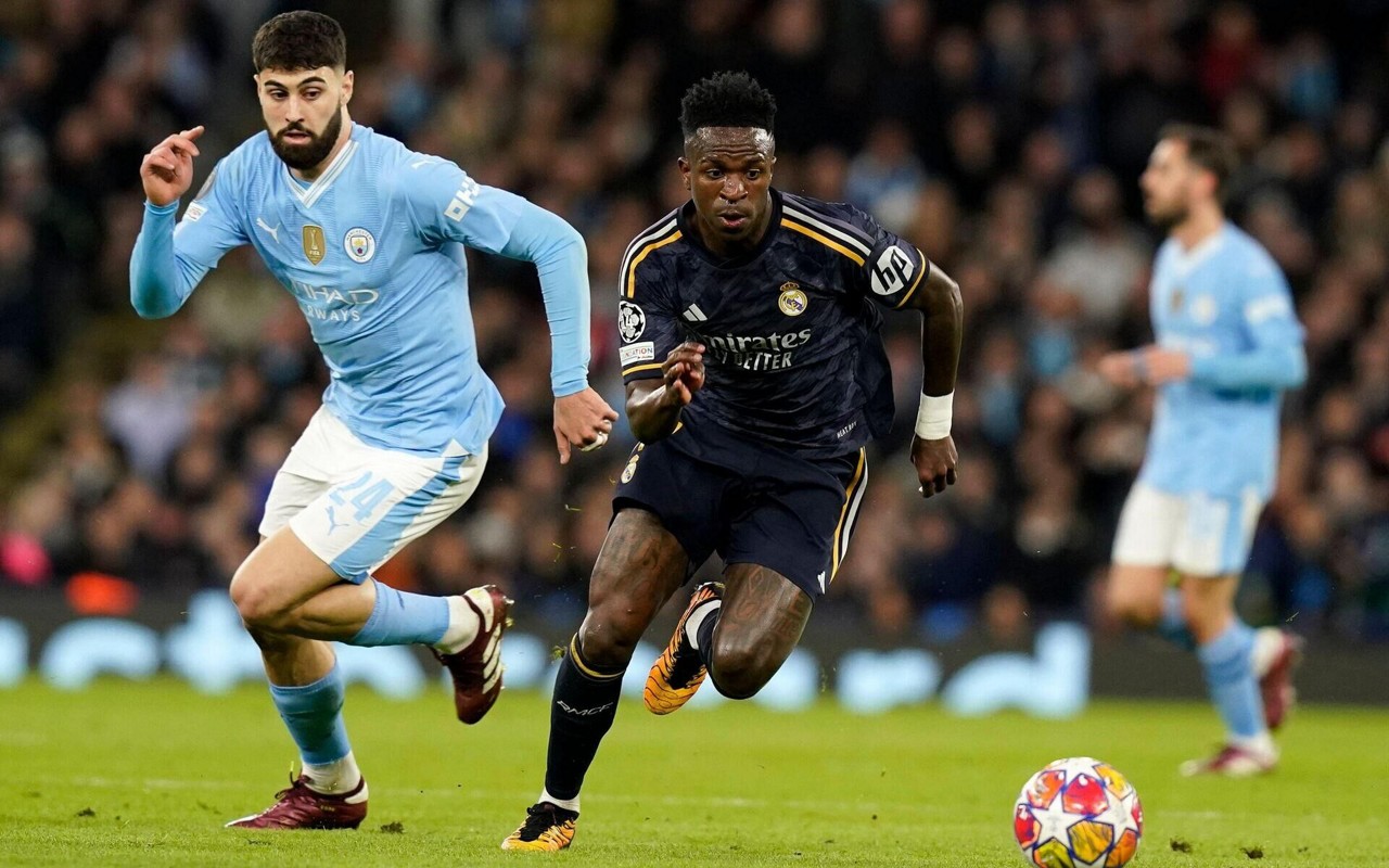 Jogos de hoje: Manchester City e Real Madrid se enfrentam pela Champions de novo (Foto: Andrew Yates/Sportimage Ltd/Alamy Live News/AFP)
