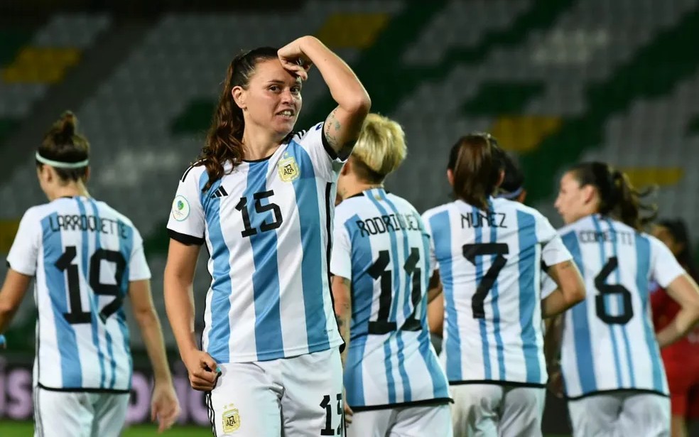 A Argentina enfrenta o Peru na Copa América Feminina (Foto: Reprodução)