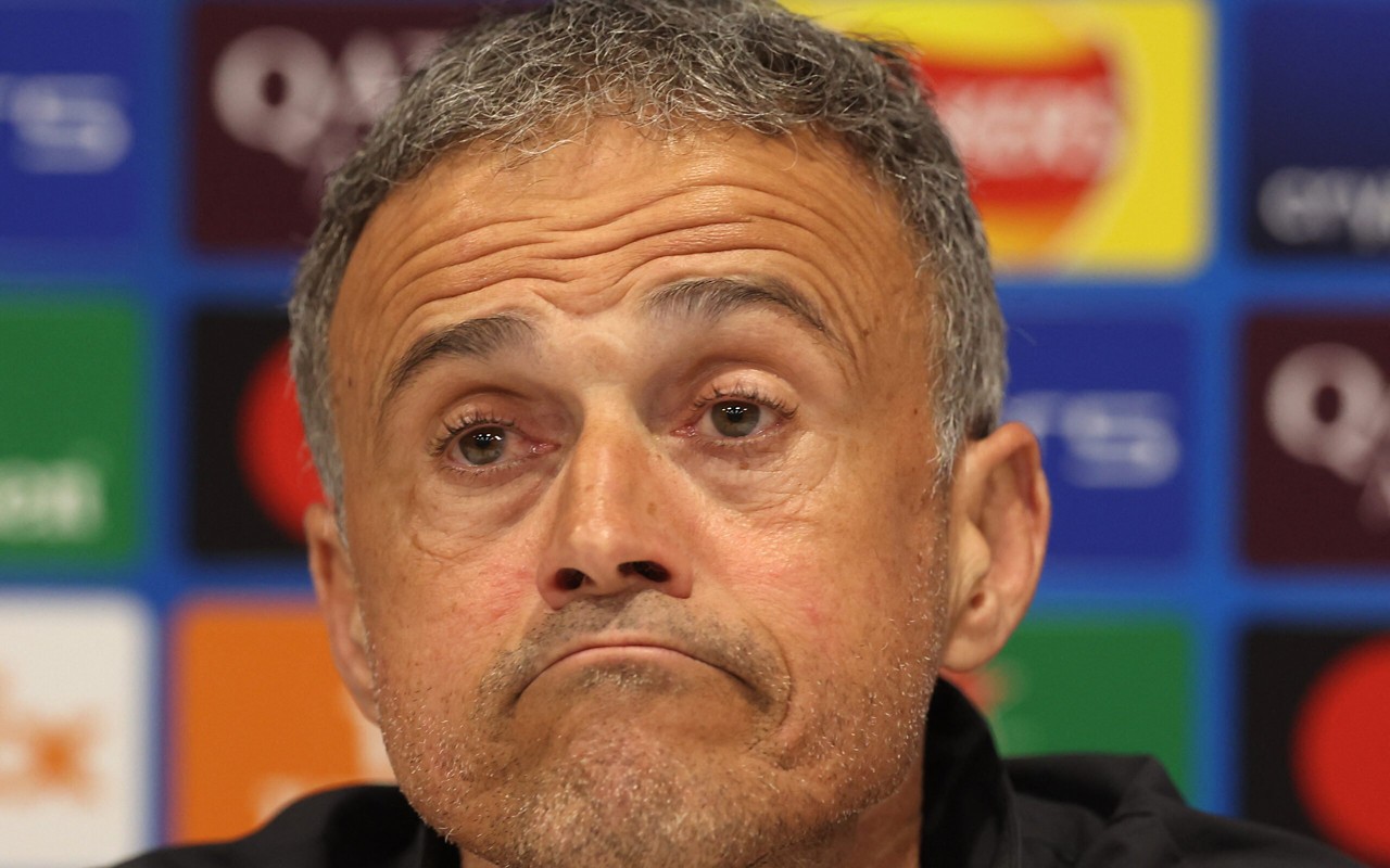 Luis Enrique. técnico do PSG desde 2023 (Foto: Paul Currie/AFP)