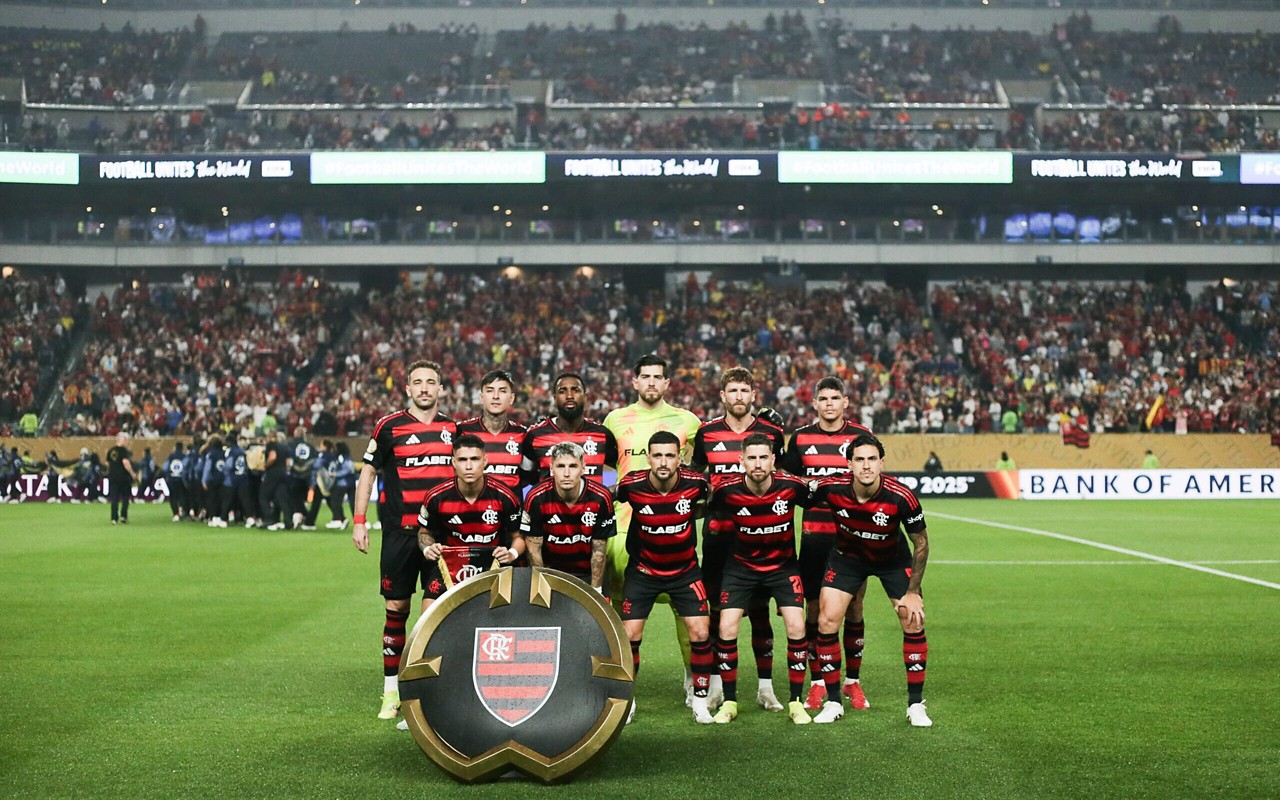 Time do Flamengo no Mundial de Clubes (Foto: Gilvan de Souza/Flamengo)