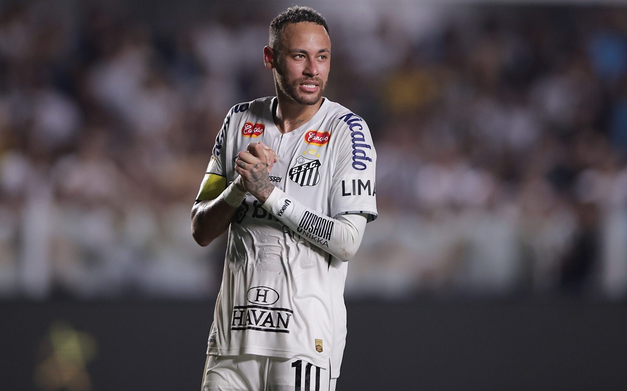 Neymar em ação pelo Santos na Vila Belmiro nesta temporada (Foto: Santos FC/Divulgação)