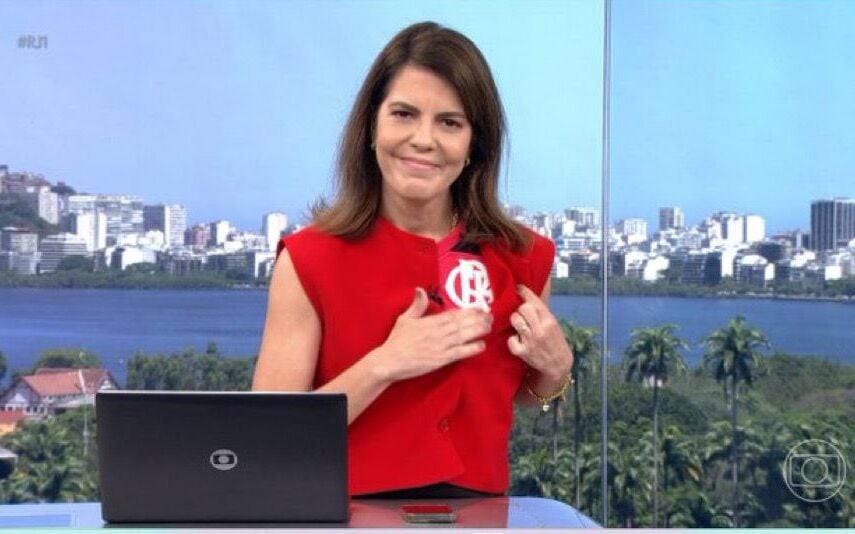 Mariana Gross não esconde amor pelo Flamengo (Foto: Reprodução)