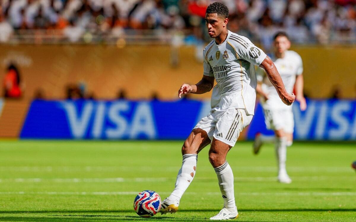 Jude Bellingham em ação pelo Real Madrid no Mundial de Clubes (Foto: Chris Arjoon/Icon Sportswire)