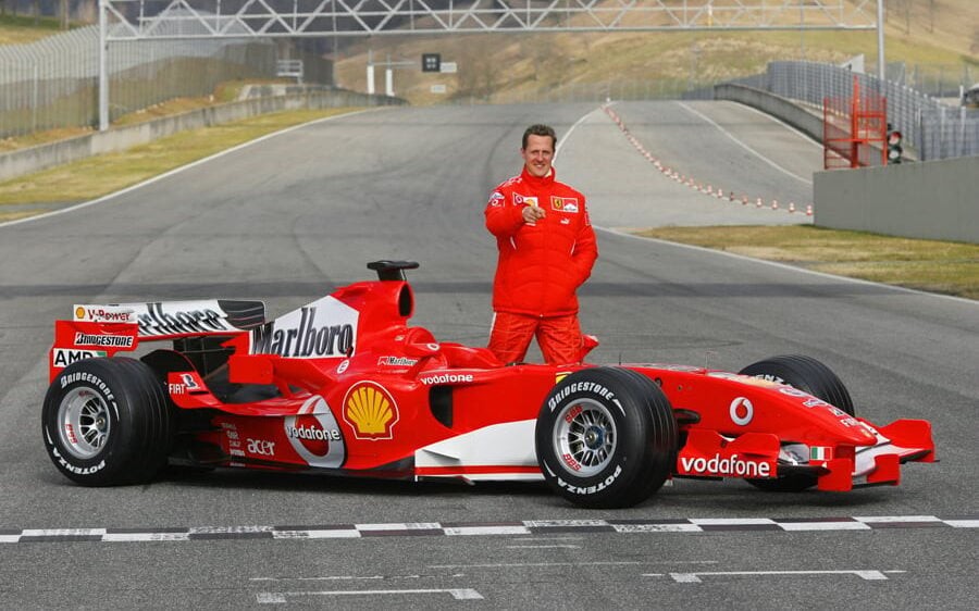 Michael Schumacher é heptacampeão da Fórmula 1 (Foto: AFP PHOTO / ALBERTO PIZZOLI)