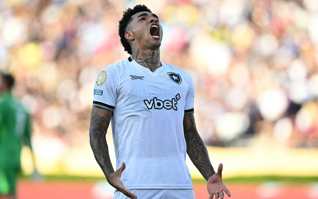 Igor Jesus marcou o gol da vitória do Botafogo sobre o PSG no Mundial de Clubes (Foto: Yuri Cortez/AFP)