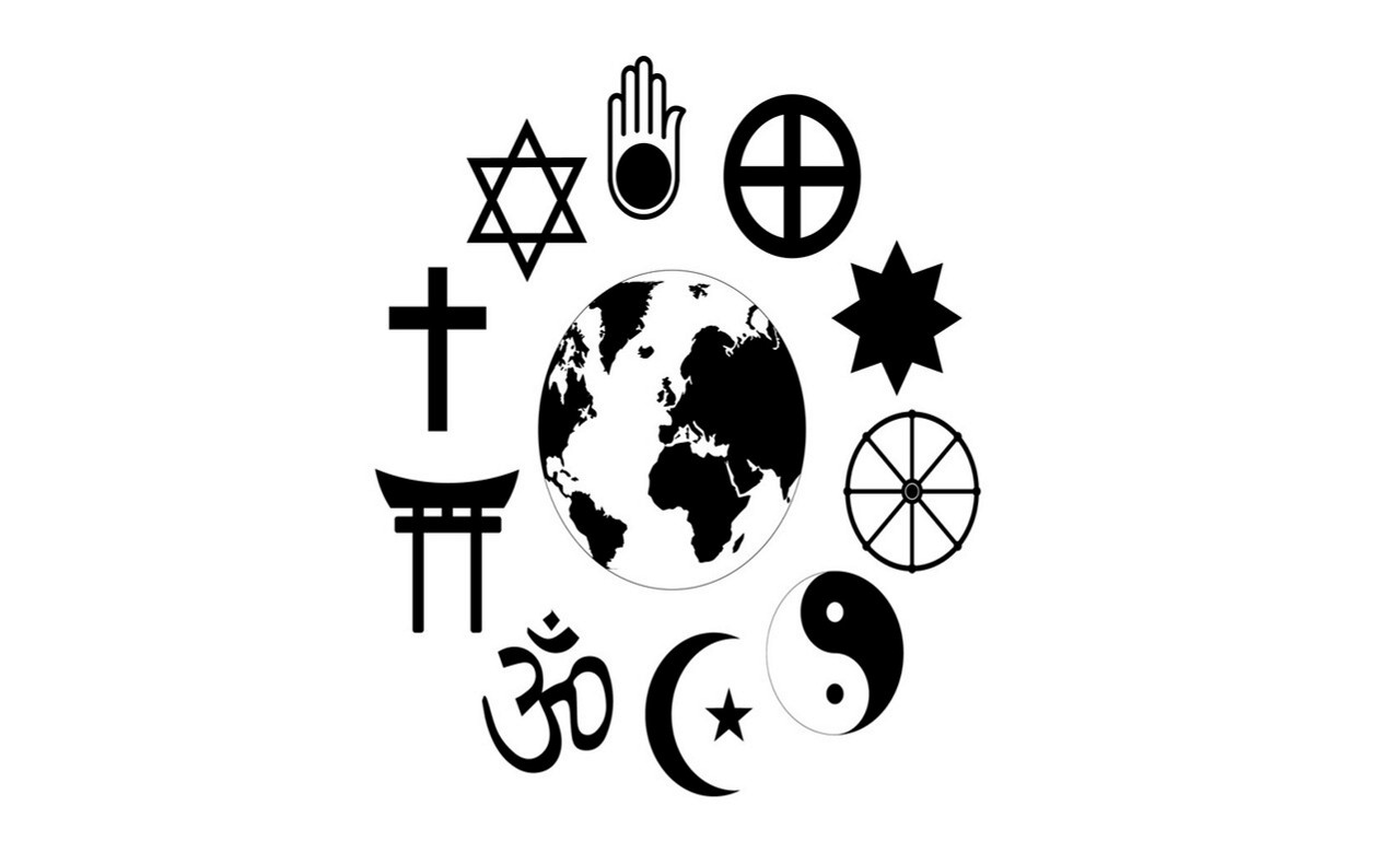 Símbolos das diversas religiões pelo mundo