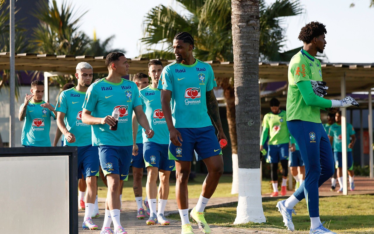 Treino da Seleção Brasileira foi no CT Dr. Joaquim Grava (Foto:rafaelribeirorio/ CBF)