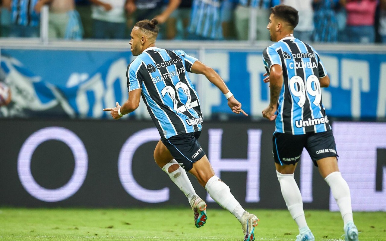 O Grêmio venceu a primeira partida contra o Juventude (Foto: Lucas Uebel / Grêmio FBPA)