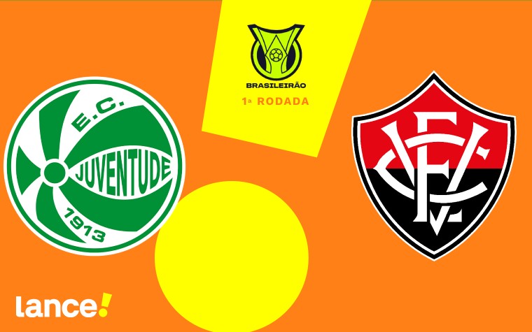 Confira todas as informações do duelo entre Juventude e Vitória, válido pela primeira rodada do Brasileirão (Foto: Arte/Lance!)