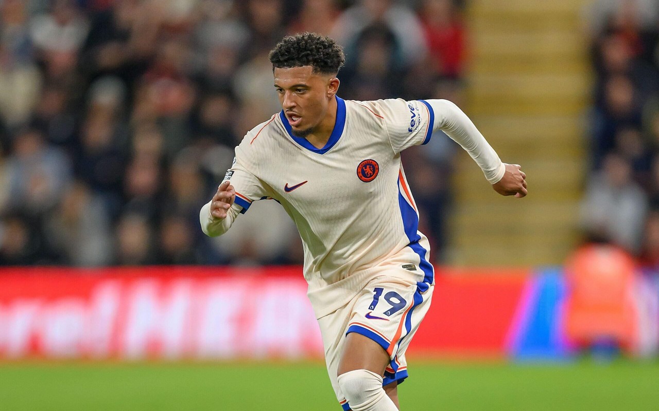 Jadon Sancho, do Chelsea, em campo | Crédito: Mark Pain / Alamy Stock Photo