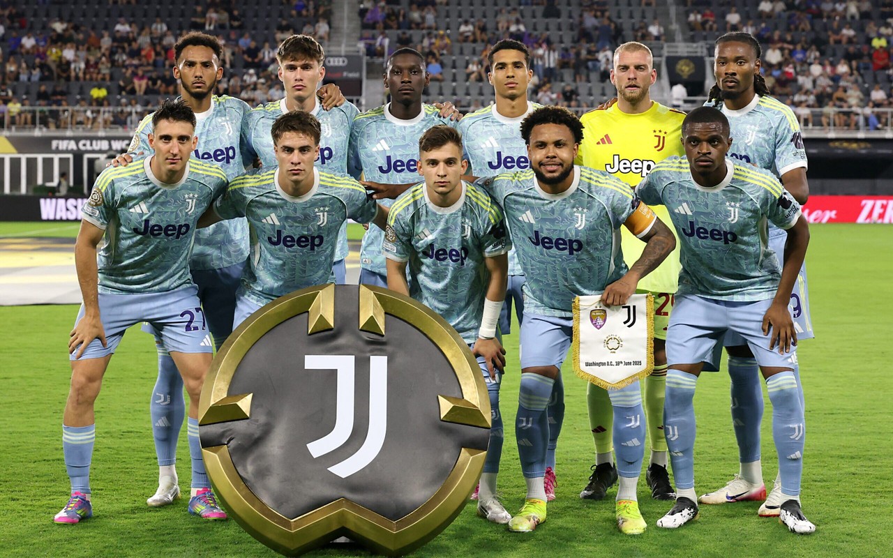 Time titular da Juventus no duelo com o Al Ain (Foto: Kevin C. Cox/Getty Images via AFP)