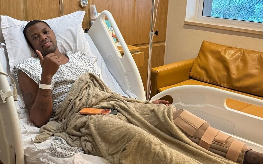 Kaio Pantaleão passou por cirurgia após lesão no joelho (Foto: Reprodução)