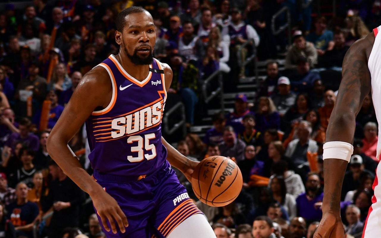 Kevin Durant - Phoenix Suns x Portland Trail Blazers - NBA (Foto: Kate Frese/AFP)