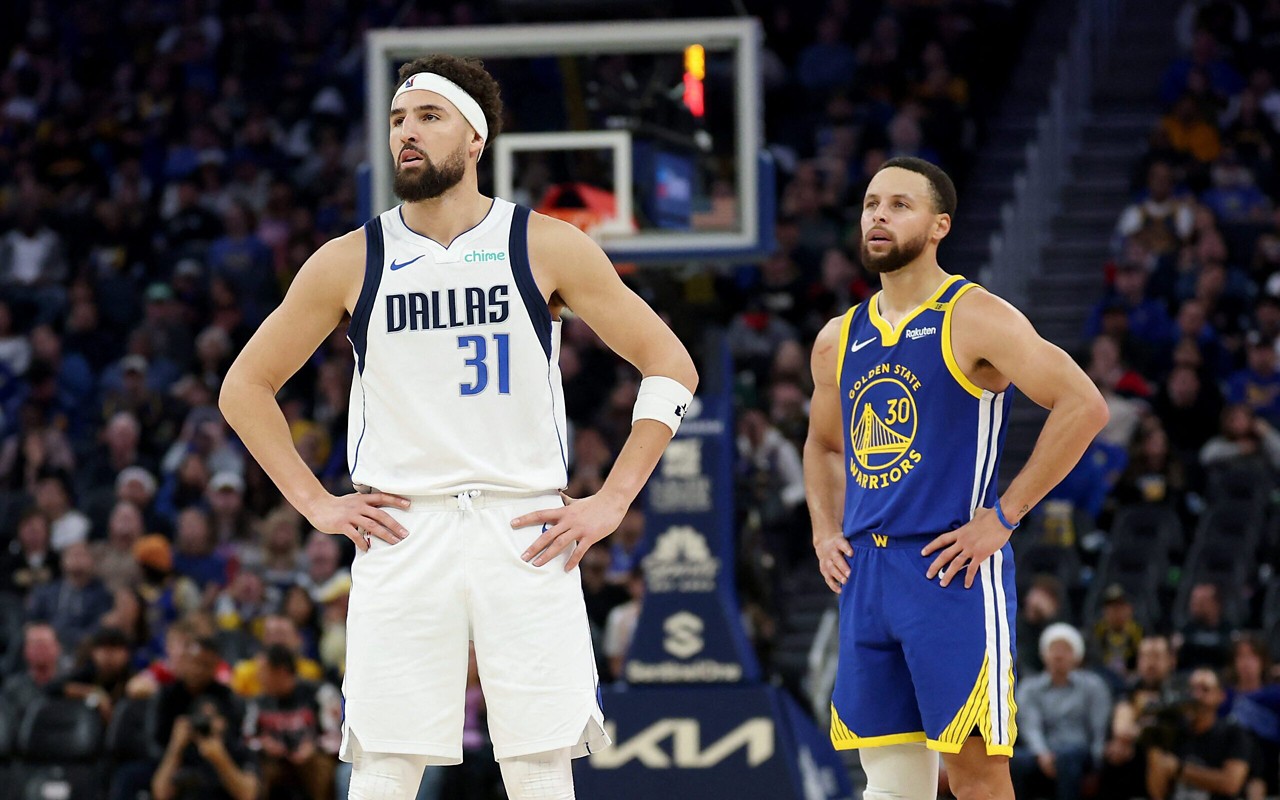 Klay Thompson saiu do Golden State Warriors para o Dallas Mavericks no fim da temporada passada (Foto: EZRA SHAW/AFP)