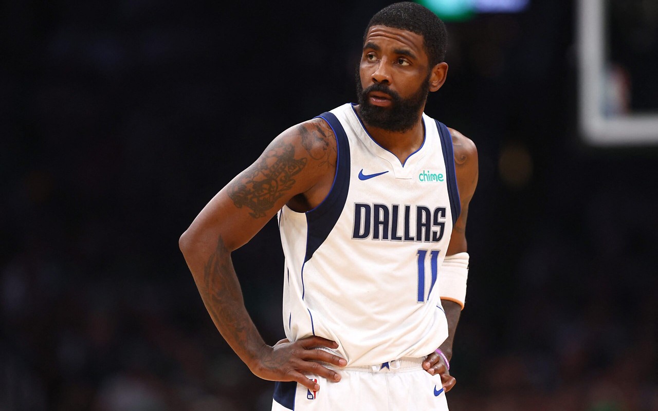Kyrie Irving chegou ao Dallas Mavericks no início de 2023 (Foto: Maddie Meyer / AFP)
