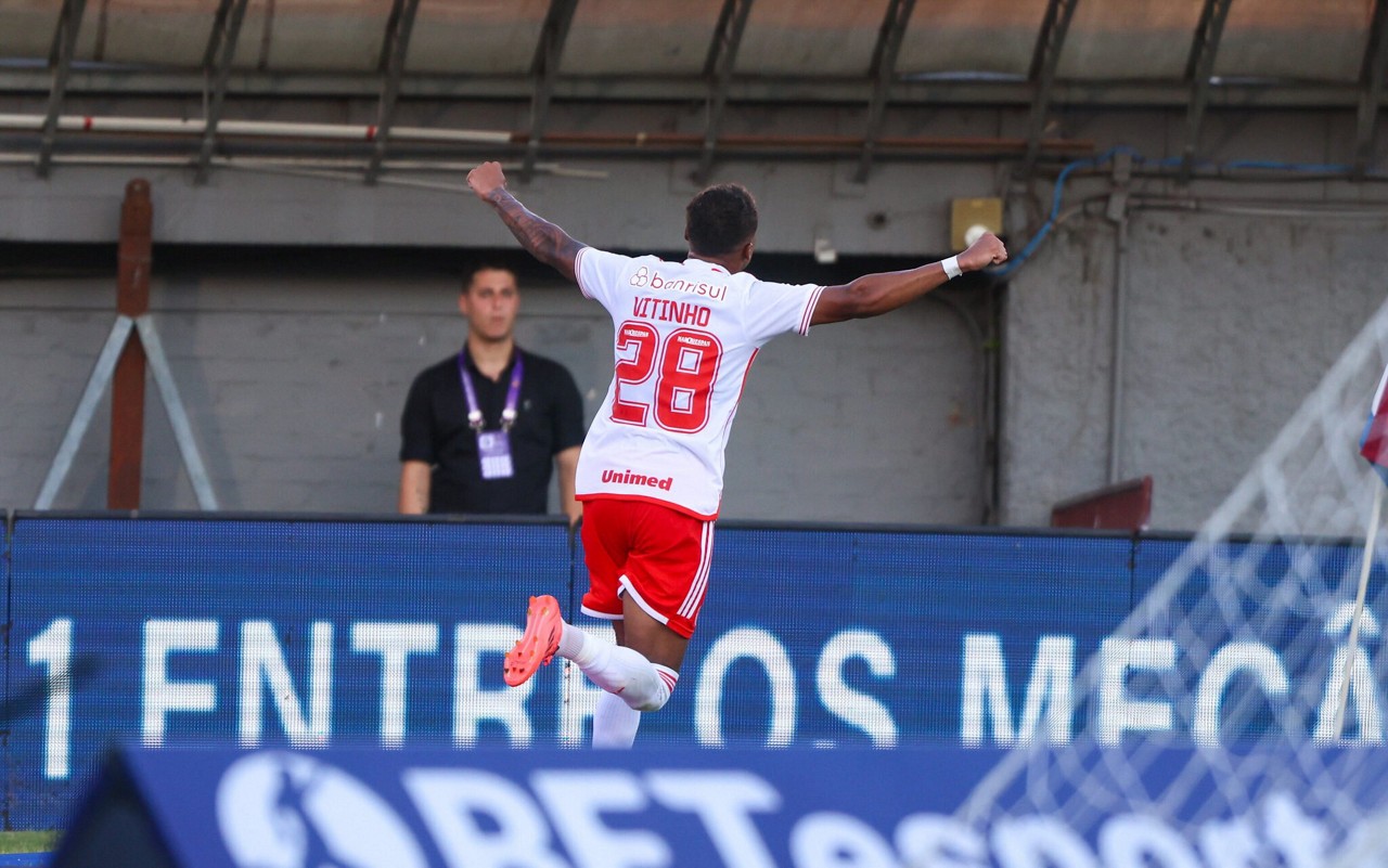 Vitinho jogou todas as partidas do ano e marcou cinco gols. Foto: Ricardo Duarte/SC Internacional