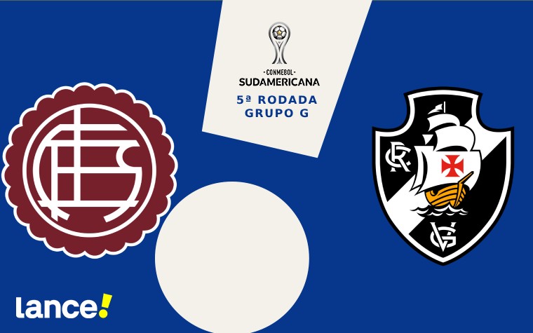 Lanús e Vasco se enfrentam na Sul-Americana (Foto: Arte/Lance!)