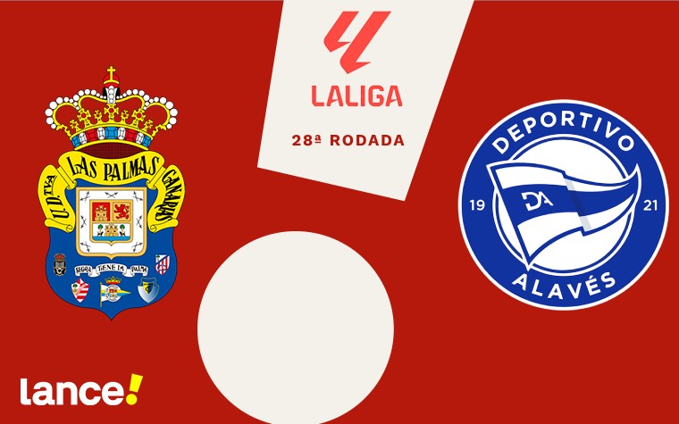 Las Palmas e Alavés se enfrentam pela 28ª rodada de La Liga (Arte: Lance!)