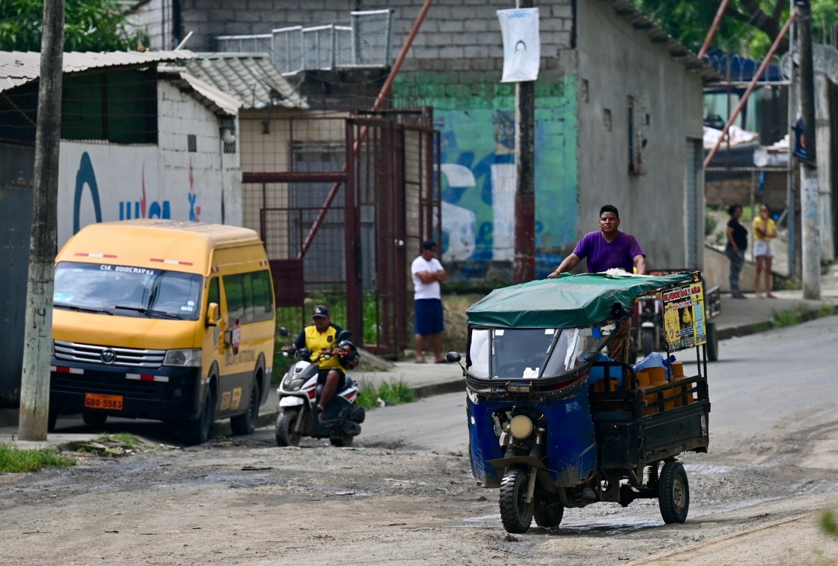 Bairro da periferia de Guayaquil, no Equador (MARCOS PIN /AFP)
