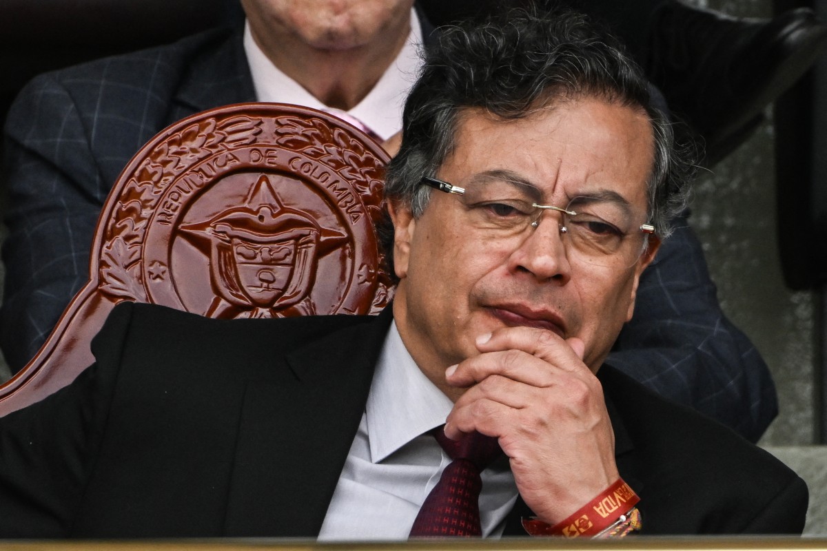 O presidente da Colômbia, Gustavo Petro