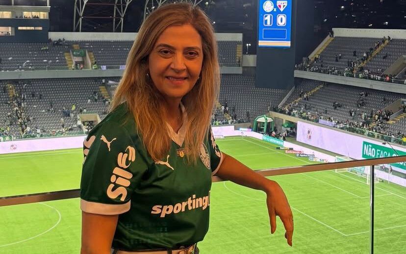 Leila Pereira, presidente do Palmeiras (Foto: Reprodução)
