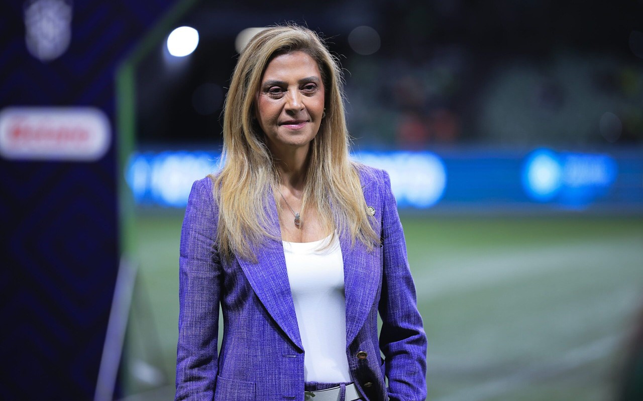 Leila Pereira, presidente do Palmeiras (Foto: Ettore Chiereguini/AGIF)