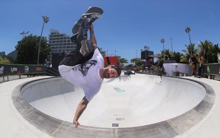 Bob Burnquist apresentará jogo Tony Hawk's Pro Skater 3+4 (Foto: Julio Detefon)