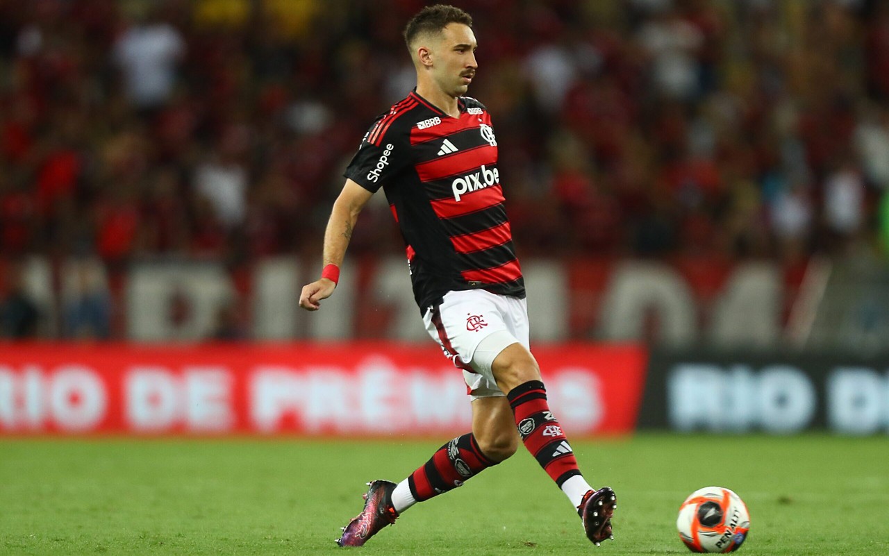 Léo Ortiz durante jogo do Flamengo (Foto: Gilzan de Souza/Flamengo)