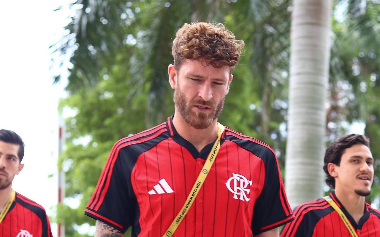 Léo Pereira antes do jogo contra o Bayern pelo Mundial de Clubes (Foto: Gilvan de Souza / Flamengo)