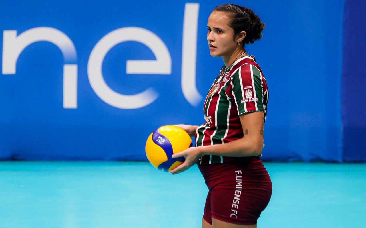 Pri Heldes durante a partida contra o Sesi-Bauru (Foto: MAILSON SANTANA/FLUMINENSE FC)