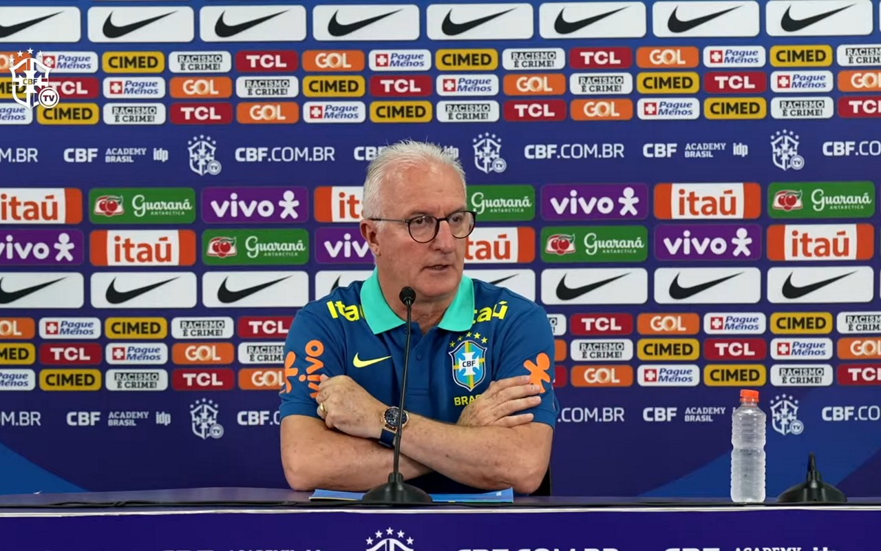 Dorival Jr. convocará o Brasil para disputas das Eliminatórias (Foto: Reprodução/CBF TV)