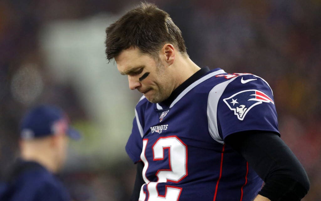 Tom Brady em ação pelo Patriots (Foto: AFP)