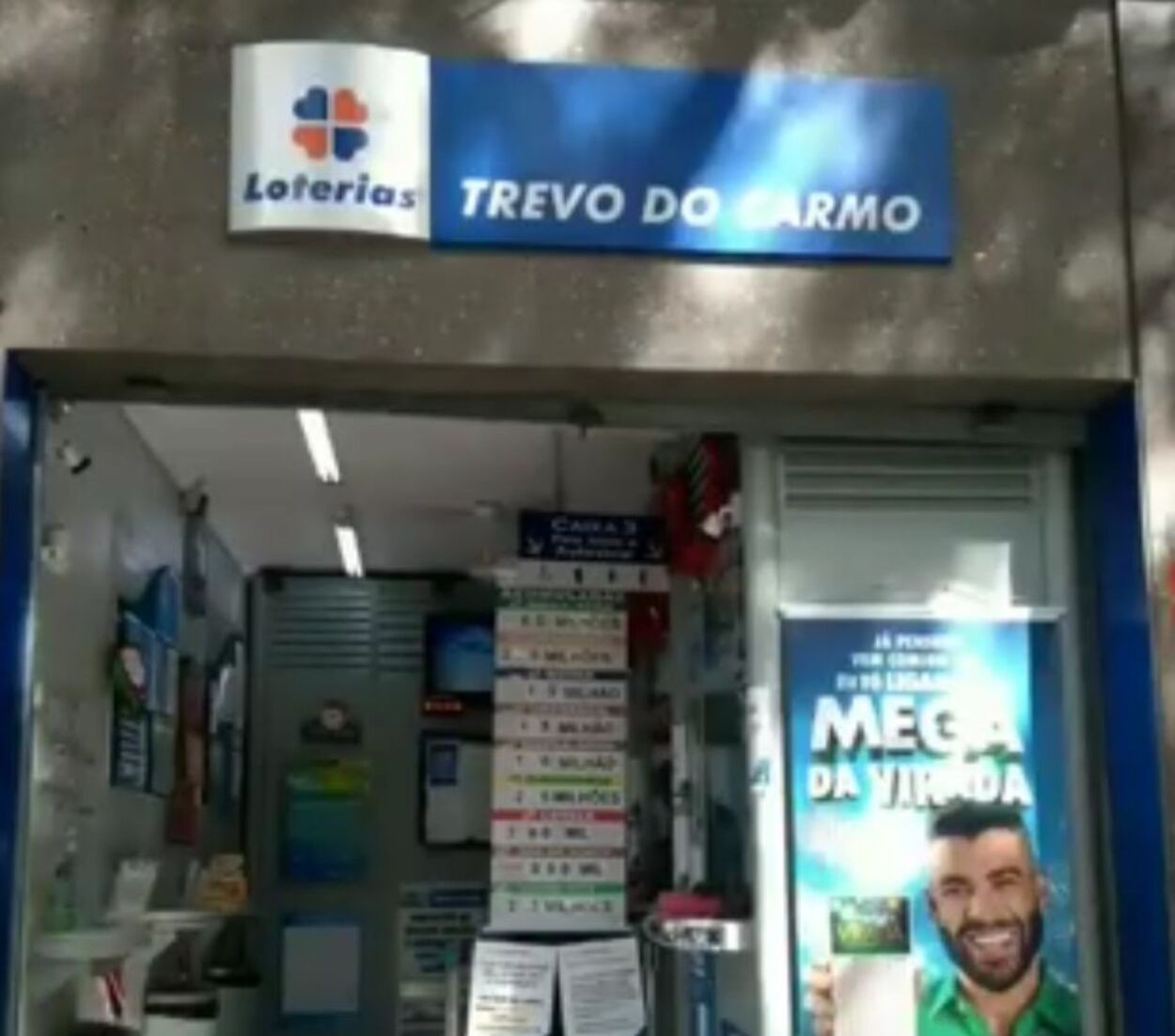 Bolão foi feito na lotérica Trevo do Carmo, em BH