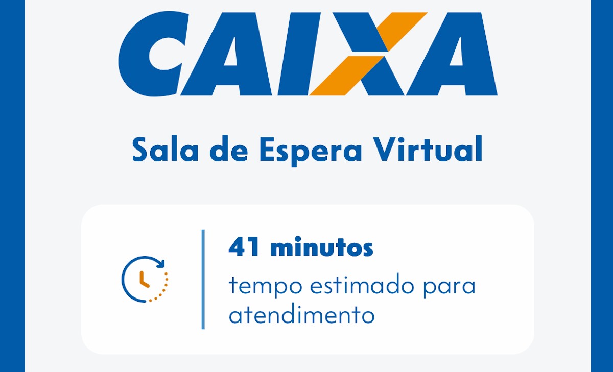 Aplicativo Loterias Caixa apresenta longa fila de espera 