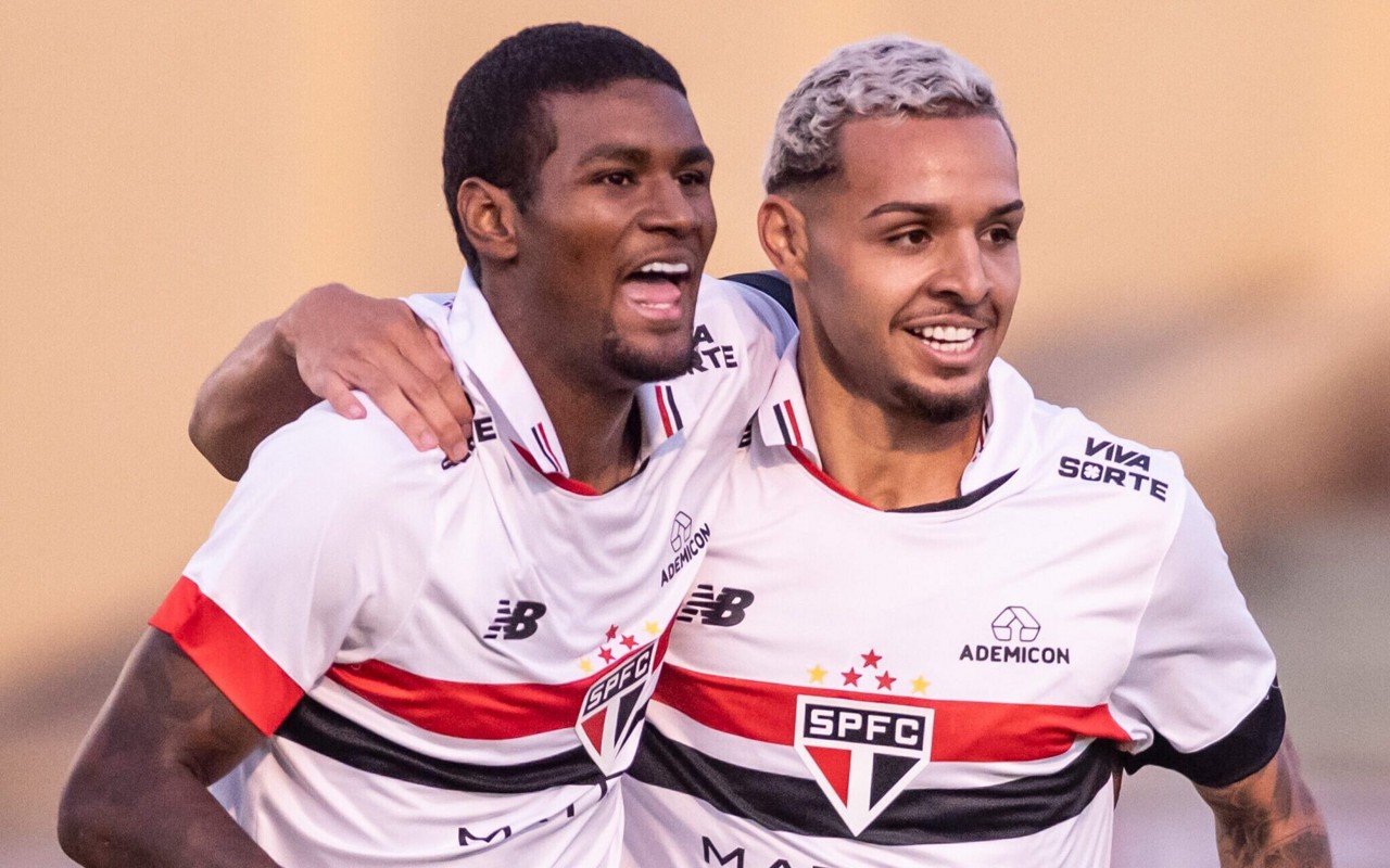 Lucas Ferreira e Matheus Alves se destacaram no Sub-20 tricolor (Foto: Guilherme Veiga / São Paulo FC)