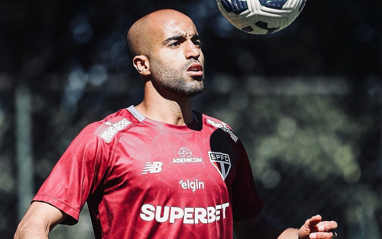 Lucas Moura está lesionado desde maio (Foto: Erico Leonan / São Paulo FC)