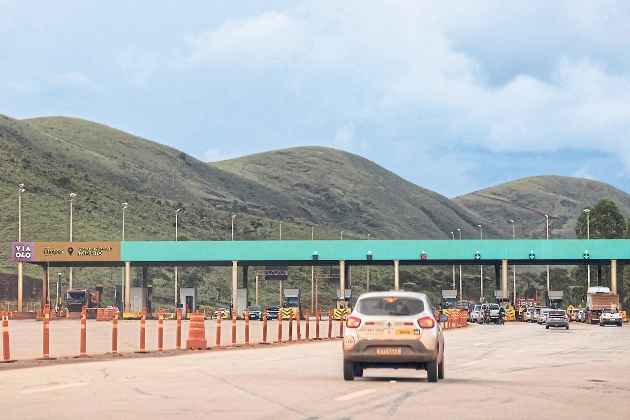 Praça de pedágio no km 577 da BR-040