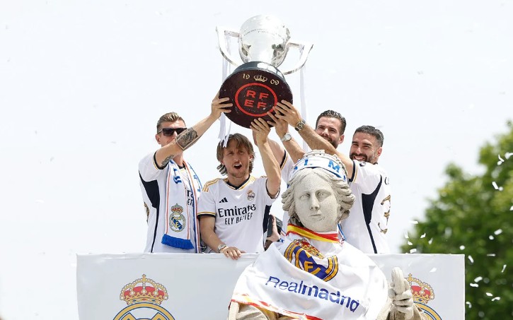Modric foi um dos quatro capitães do Real Madrid na última temporada (Foto: Divulgação/Real Madrid)