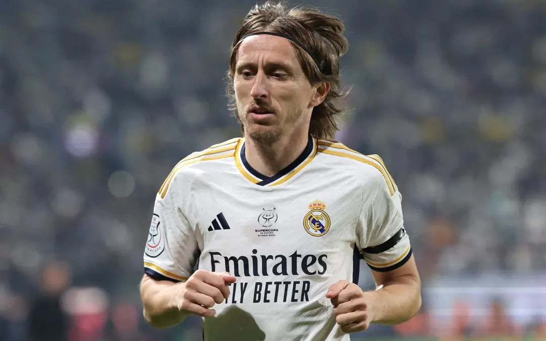 Luka Modric em ação pelo Real Madrid (Foto: AFP)