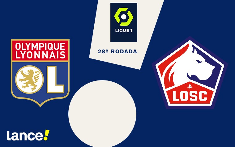 Lyon x Lille pela Ligue 1 (Arte: Lance!)