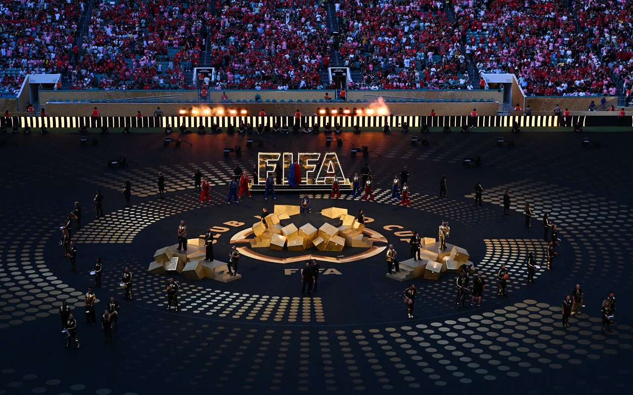Abertura do Mundial de Clubes da Fifa, em Miami (Foto: Roberto Schmidt/AFP)